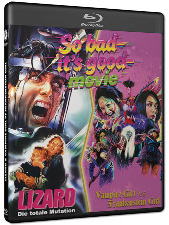 LIZARD - DIE TOTALE MUTATION + VAMPIRE GIRL VS. FRANKENSTEIN GIRL (Blu-Ray) (2Discs) Double Feature Edition #03