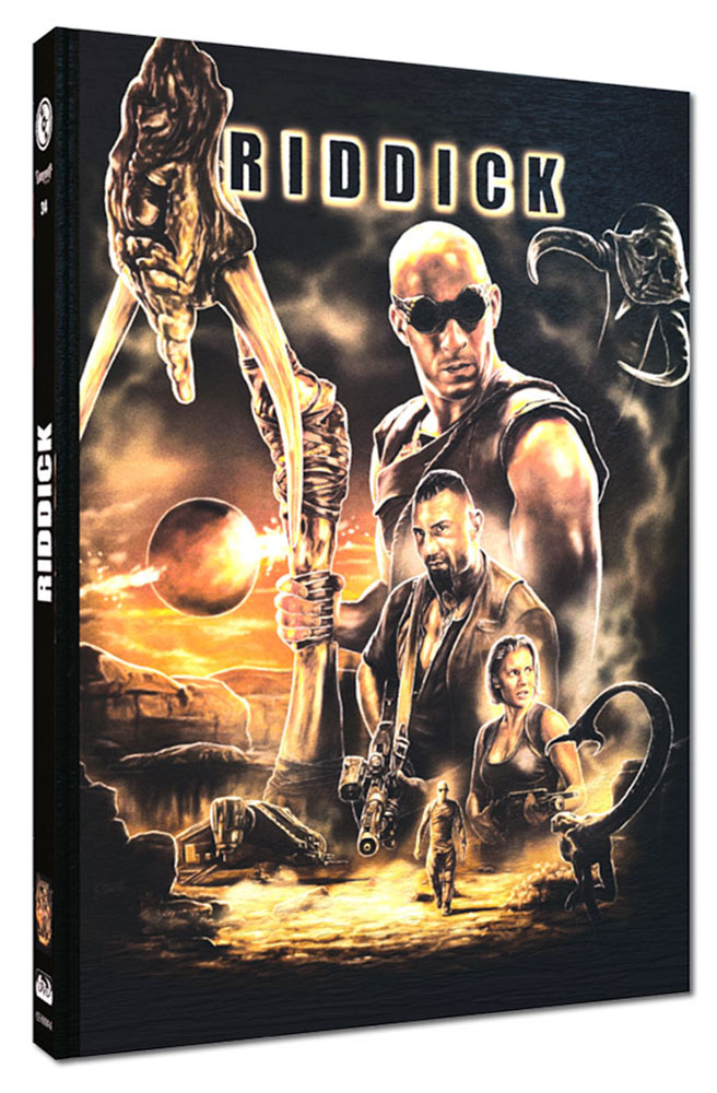 RIDDICK - ÜBERLEBEN IST SEINE RACHE (Blu-Ray+DVD) - Cover A - Mediabook (Wattiert) - Limited 222 Edition