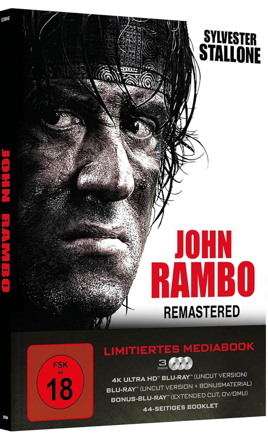JOHN RAMBO (4K UHD+Blu-Ray) - Remastered Mediabook - Limited Edtition
