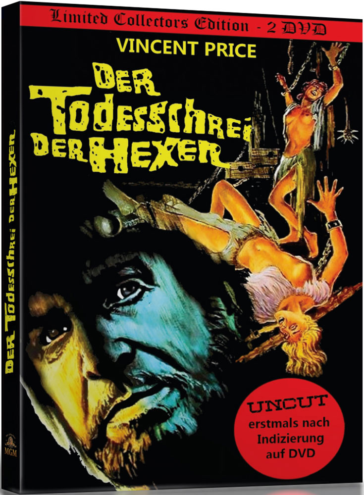 TODESSCHREI DER HEXEN, DER (2DVD) - Mediabook - Limited 399 Edition