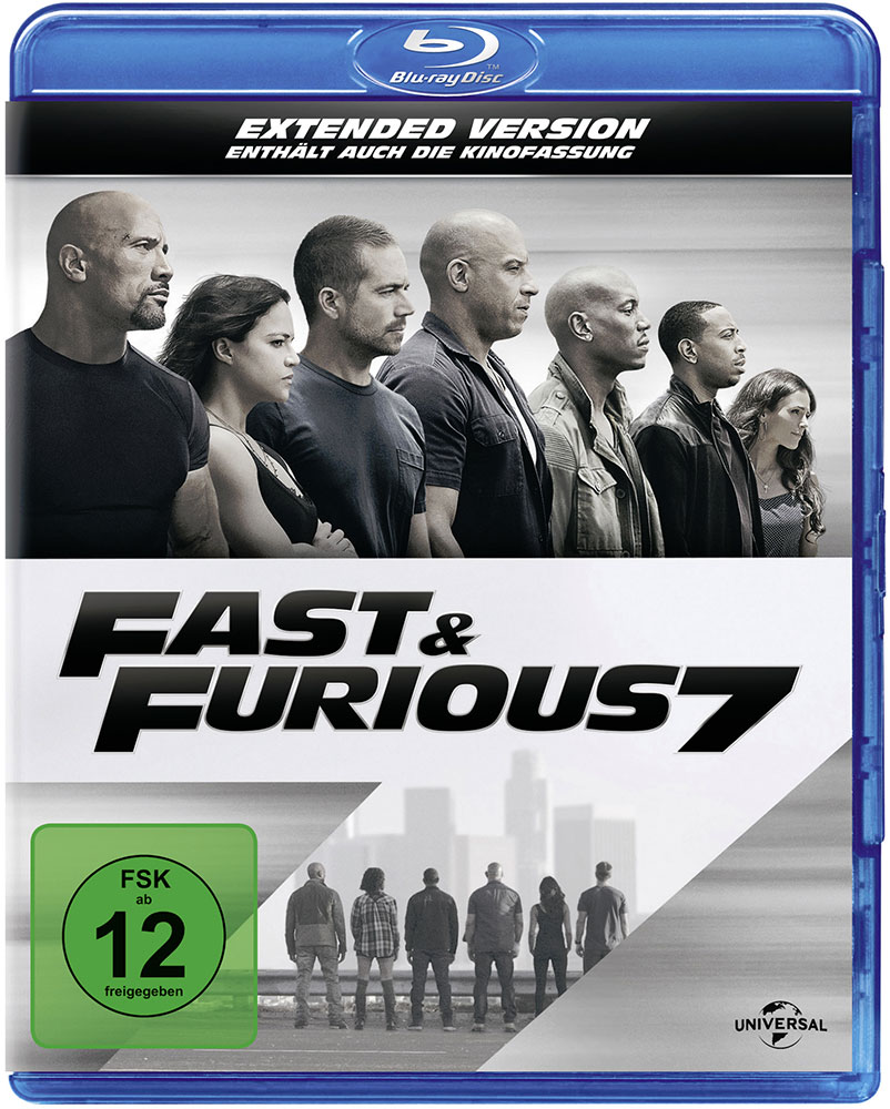 FAST & FURIOUS 7 (Blu-Ray) - Extended Version