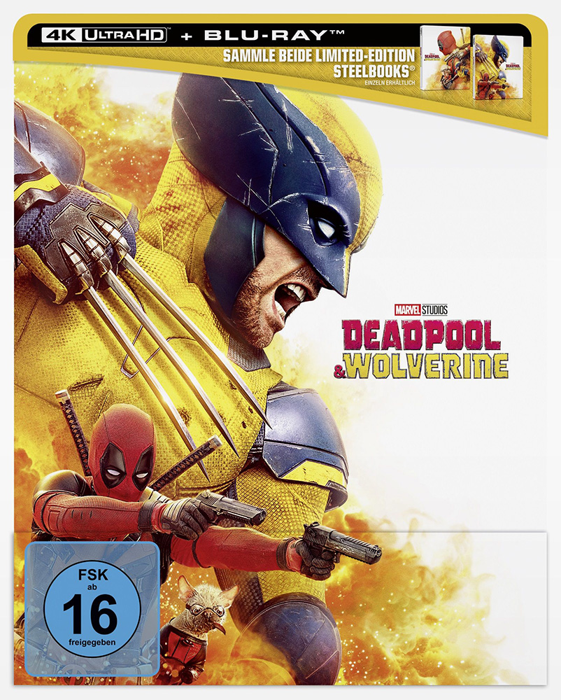 DEADPOOL & WOLVERINE (4K UHD+Blu-Ray) - Steelbook (Wolverine) - Limited Edition