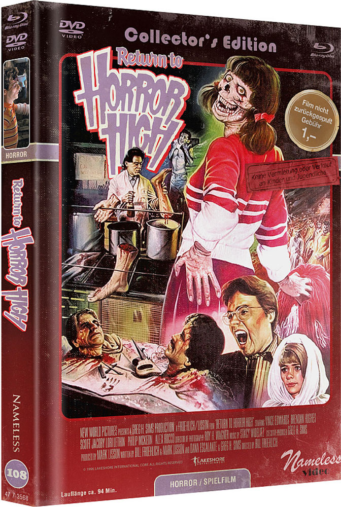 RETURN TO HORROR HIGH (Blu-Ray+DVD) - Cover C - Mediabook - Limited Edition - Uncut
