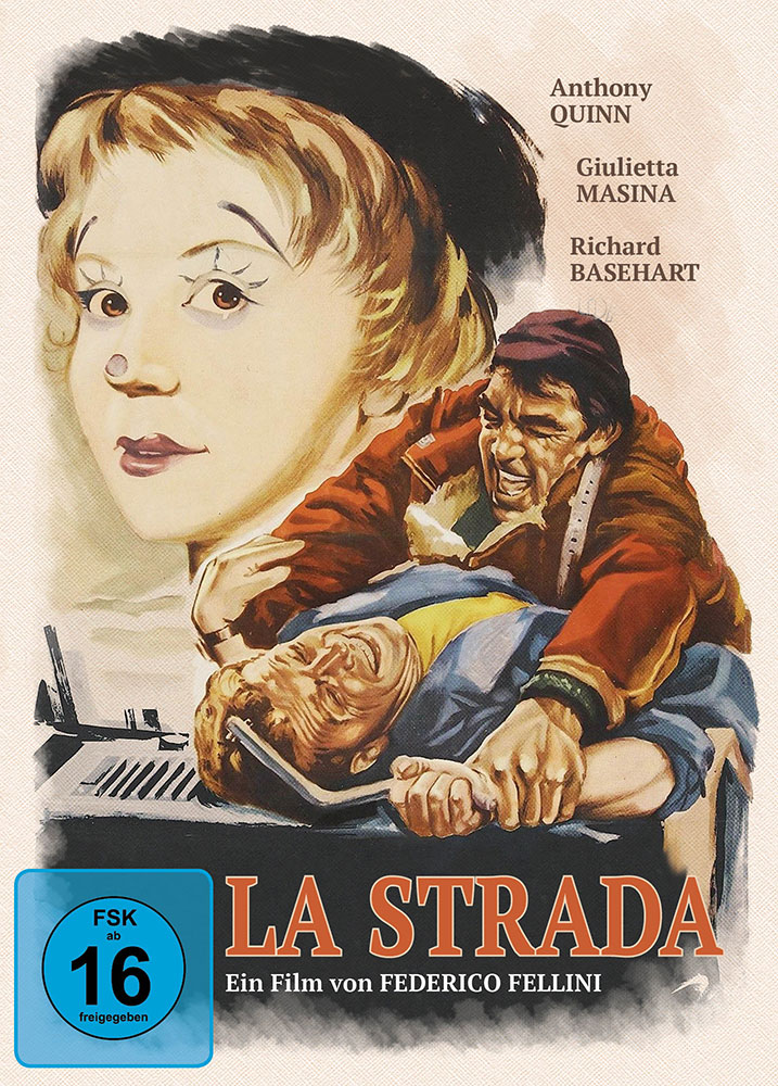 LA STRADA - DAS LIED DER STRASSE (s/w) (Blu-Ray+DVD) - Mediabook
