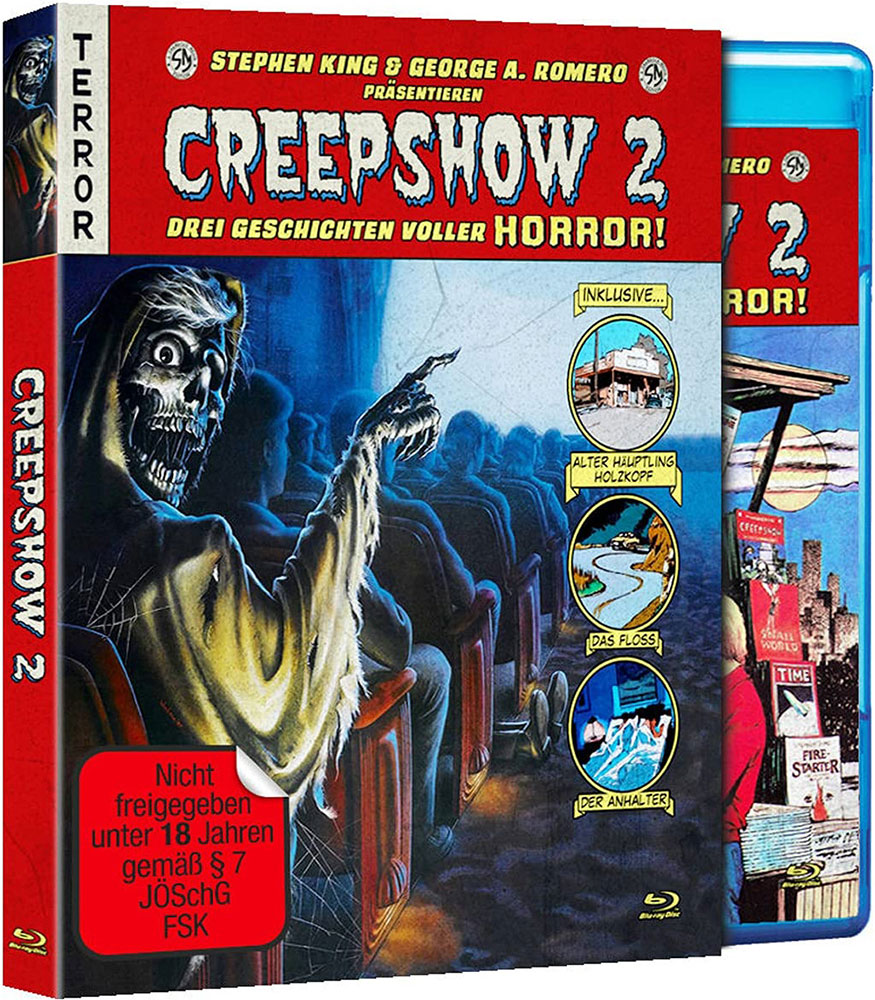 CREEPSHOW 2 (Blu-Ray) - Uncut Deluxe Version im Schuber inkl. Comic