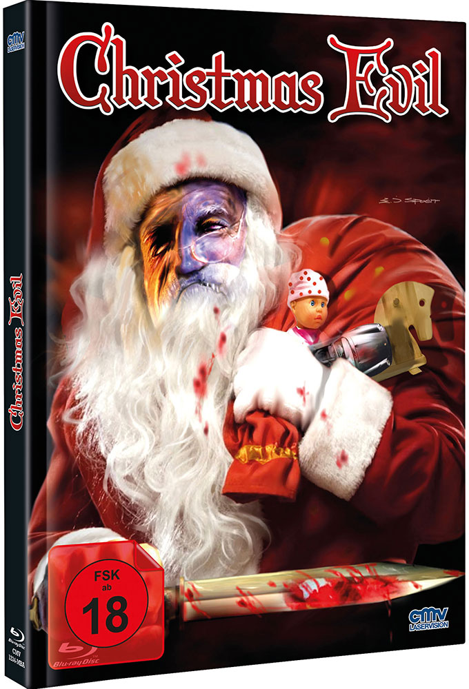 CHRISTMAS EVIL (Blu-Ray+DVD) - Cover B - Mediabook - Limited 500 Edition - Uncut