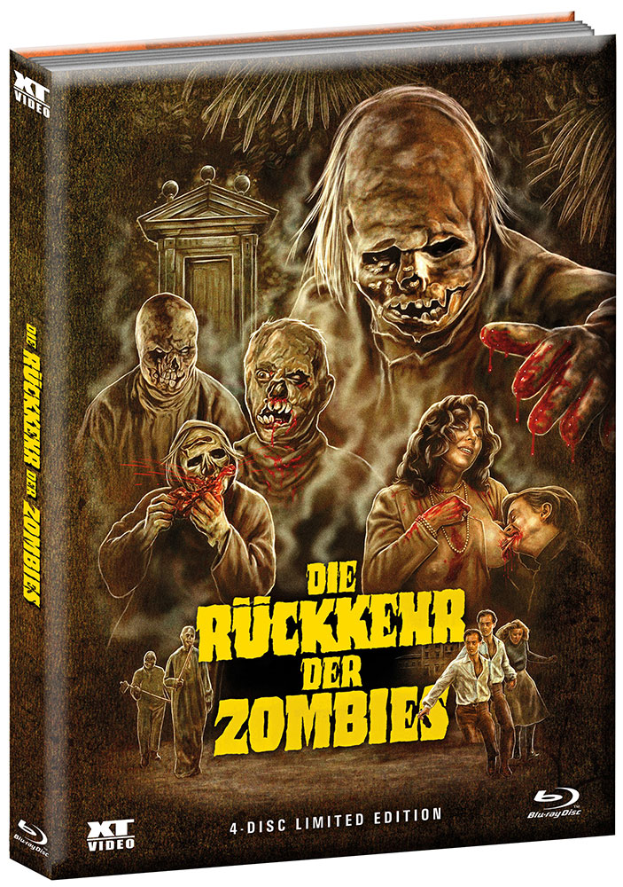 RÜCKKEHR DER ZOMBIES (2Blu-Ray+2DVD) - Cover B - Mediabook (Wattiert) - Remastered - Limited 444 Edition