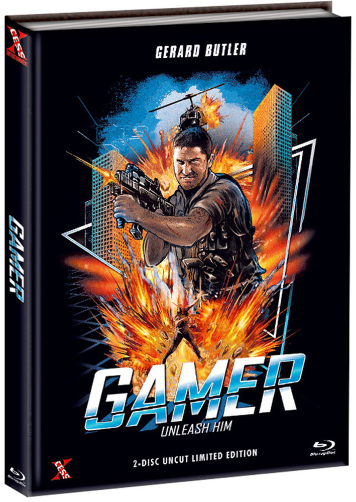 GAMER (Blu-Ray+DVD) - Cover B - Mediabook - Extended Cut - Limited 222 Edition
