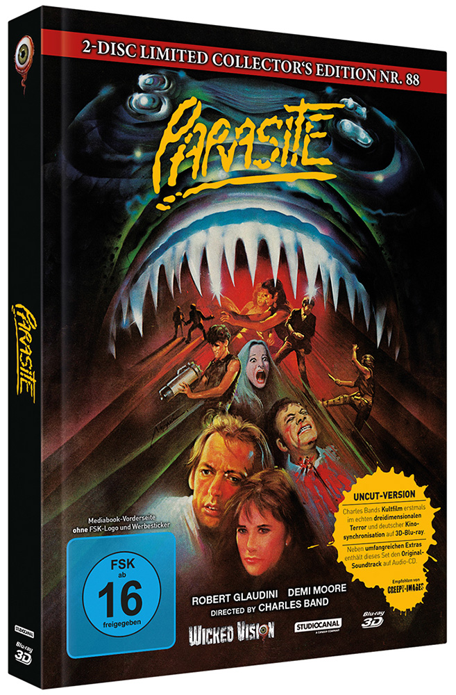 PARASITE - KILLER PARASIT 3D (Blu-Ray+CD) - Cover D - Mediabook - Limited 222 Edition