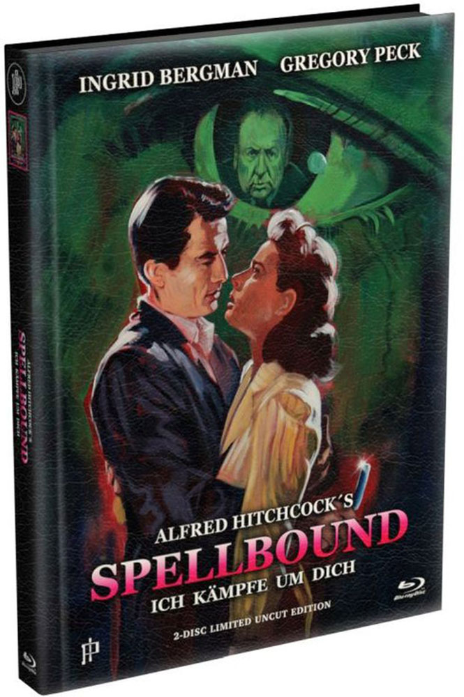 SPELLBOUND (Blu-Ray+DVD) - Mediabook (Wattiert) - Limited 500 Edition - Alfred Hitchcock