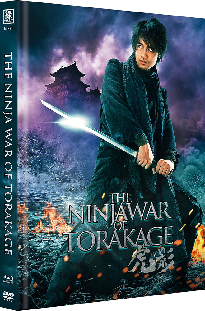NINJA WAR OF TORAKAGE, THE (OmU) (Blu-Ray+DVD) - Cover A - Mediabook - Limited 500 Edition