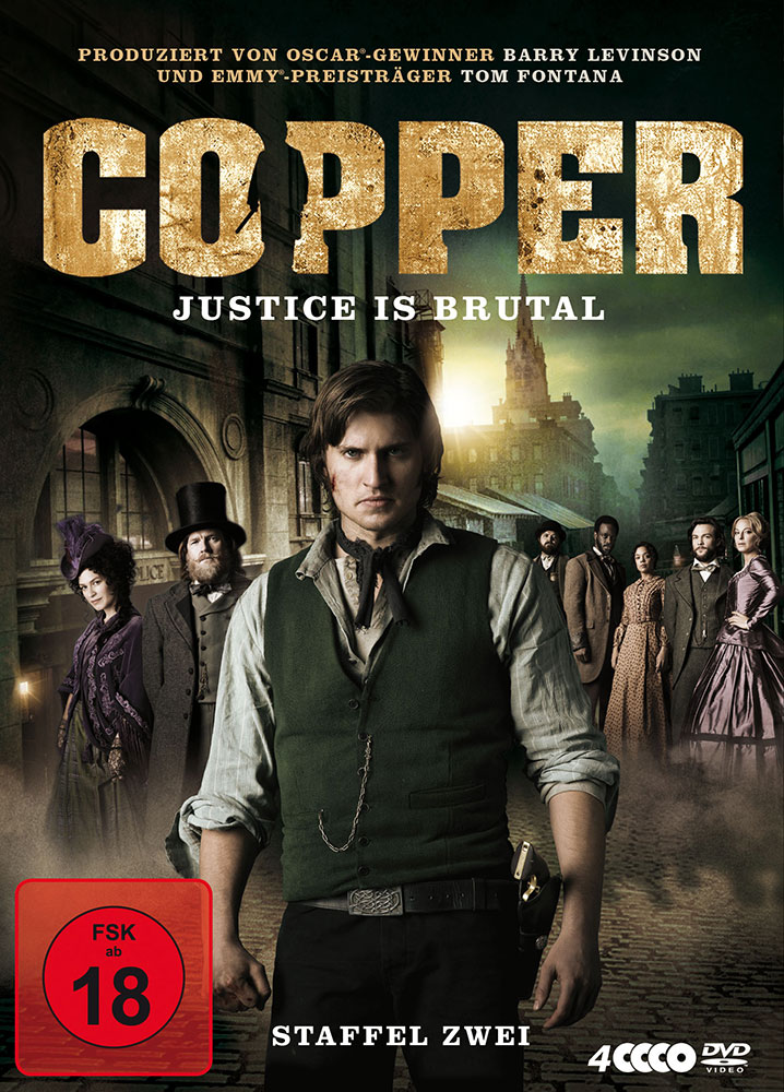 COPPER - JUSTICE IS BRUTAL - Staffel 2 (4DVD)