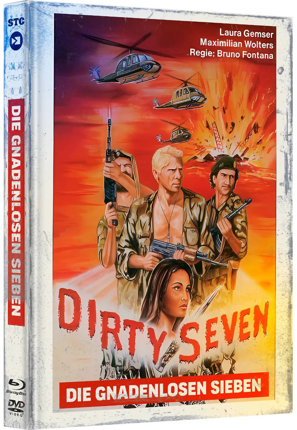 GNADENLOSEN SIEBEN, DIE (Blu-Ray+DVD+CD) - Cover B - Mediabook - Limited 222 Edition