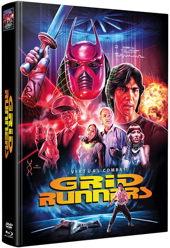GRID RUNNERS (Blu-Ray+DVD) - Mediabook (Wattiert) - Limited 222 Edition