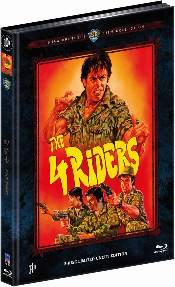 FOUR RIDERS (Blu-Ray+DVD) - Cover A - Mediabook - Limited 333 Edition - Uncut