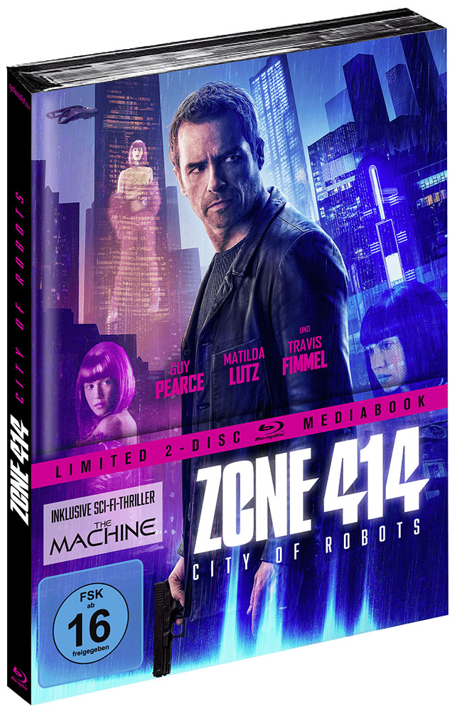 ZONE 414 - CITY OF ROBOTS (Blu-Ray) (2Discs) - Limited Mediabook Edition