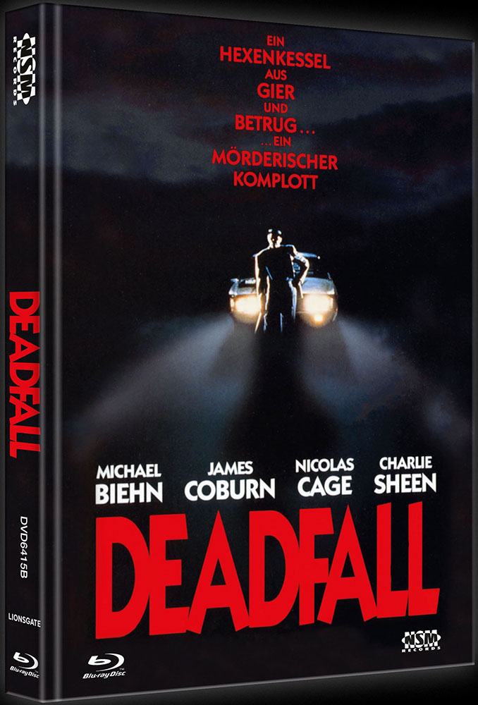 DEADFALL (Blu-Ray+DVD) - Cover B - Mediabook - Limited 333 Edition