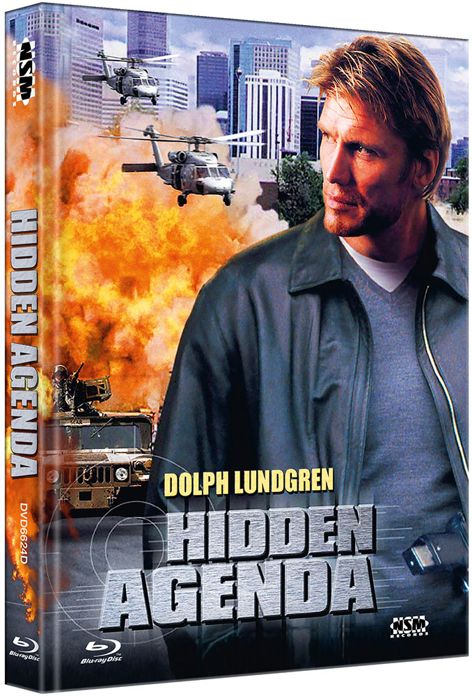 HIDDEN AGENDA (Blu-Ray+DVD) - Cover D - Mediabook - Limited 111 Edition - 2K Remastered