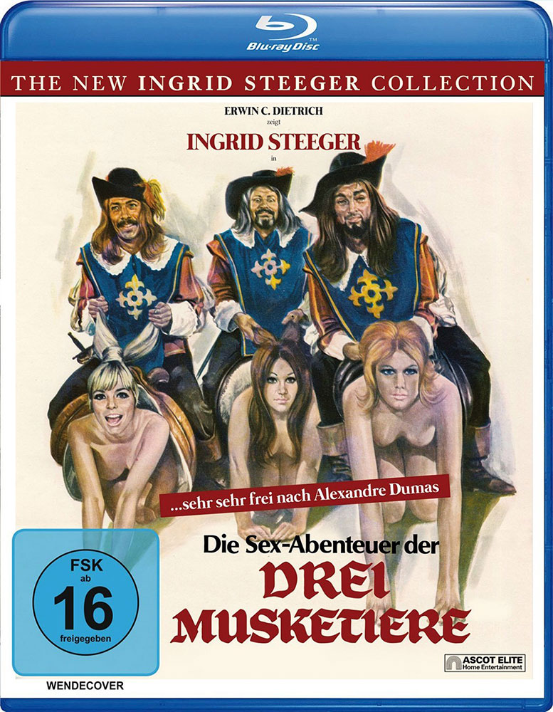 SEX-ABENTEUER DER DREI MUSKETIERE, DIE (Blu-Ray) - The New Ingrid Steeger Collection