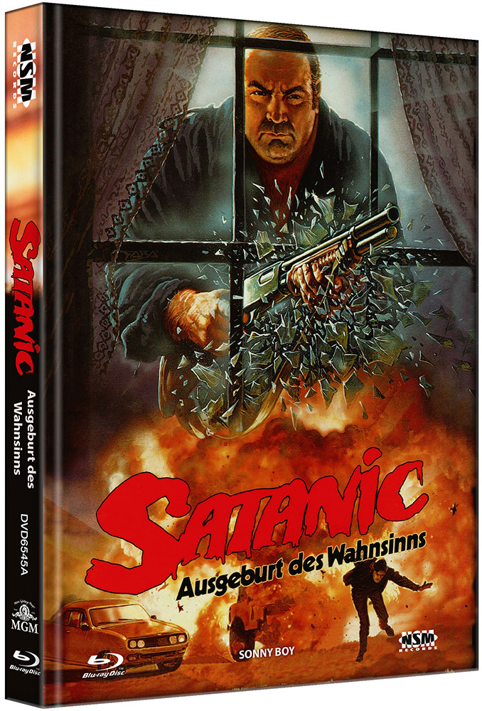 SATANIC - AUSGEBURT DES WAHNSINNS (Blu-Ray+DVD) - Cover A - Mediabook - Limited 555 Edition - Uncut SATANIC - AUSGEBURT DES WAHNSINNS (Blu-Ray+DVD) - Cover A - Mediabook - Limited 555 Edition - Uncut