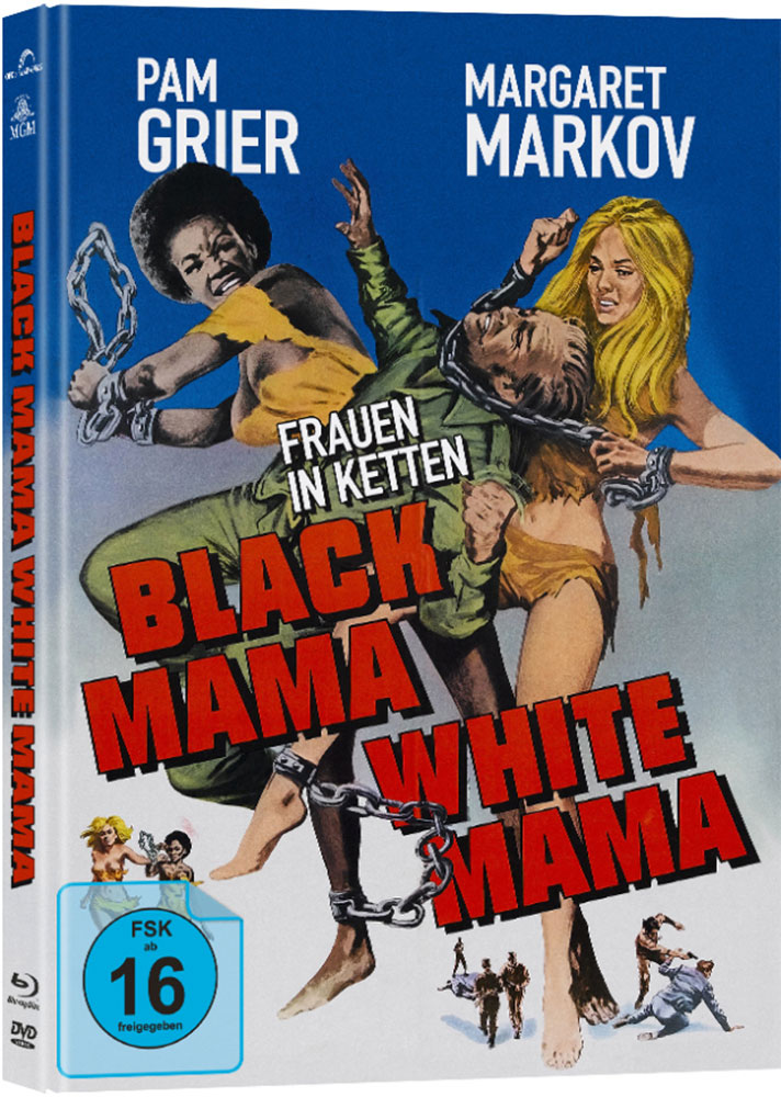BLACK MAMA, WHITE MAMA (FRAUEN IN KETTEN) (Blu-Ray+DVD) - Cover A - Mediabook - Limited 444 Edition