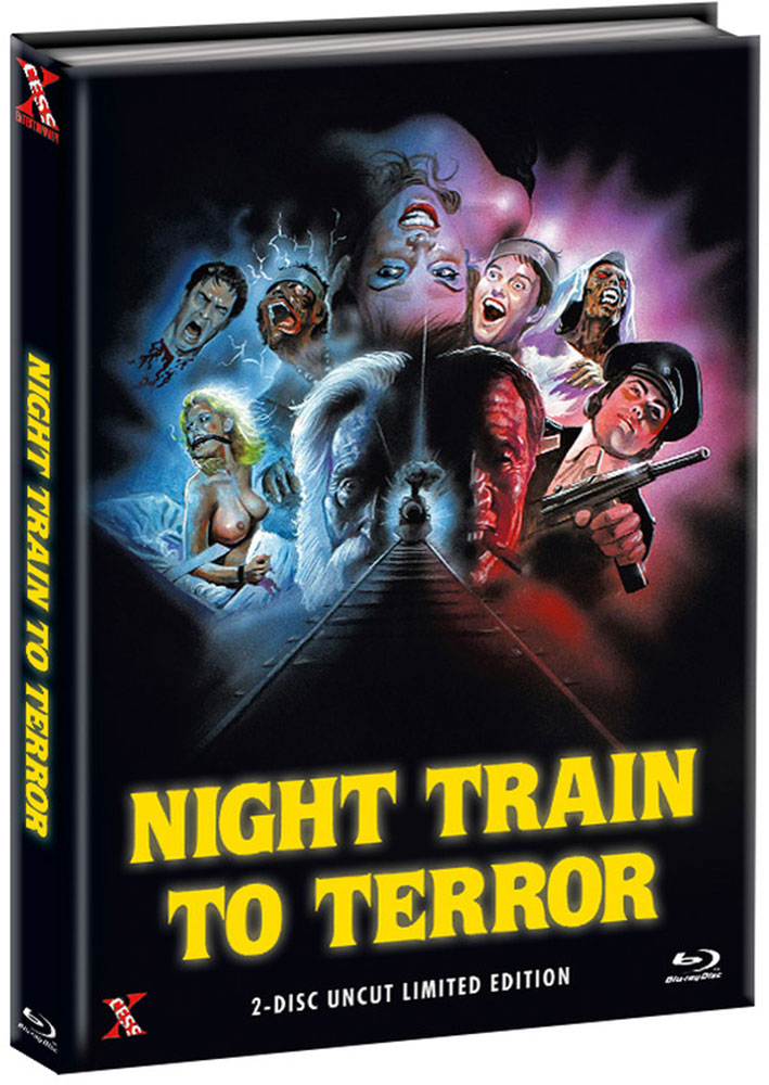 NIGHT TRAIN TO TERROR (Blu-Ray+DVD) - Cover C - Mediabook - Limited 222 Edition