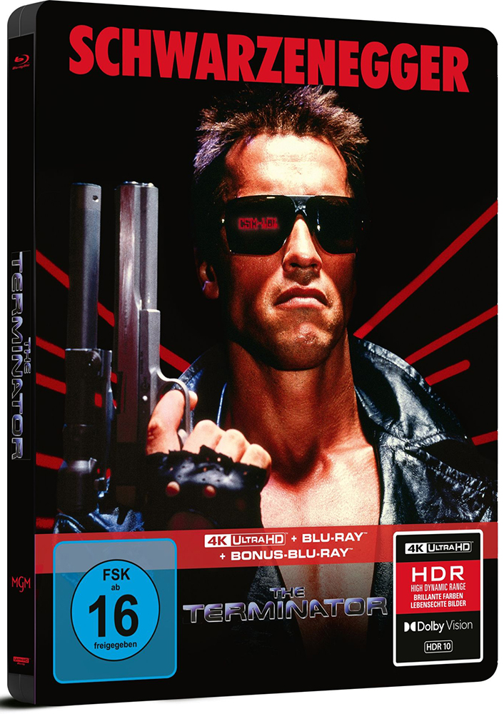 TERMINATOR (4K UHD+2Blu-Rays) - Cover A - SteelBook - Limited Edition