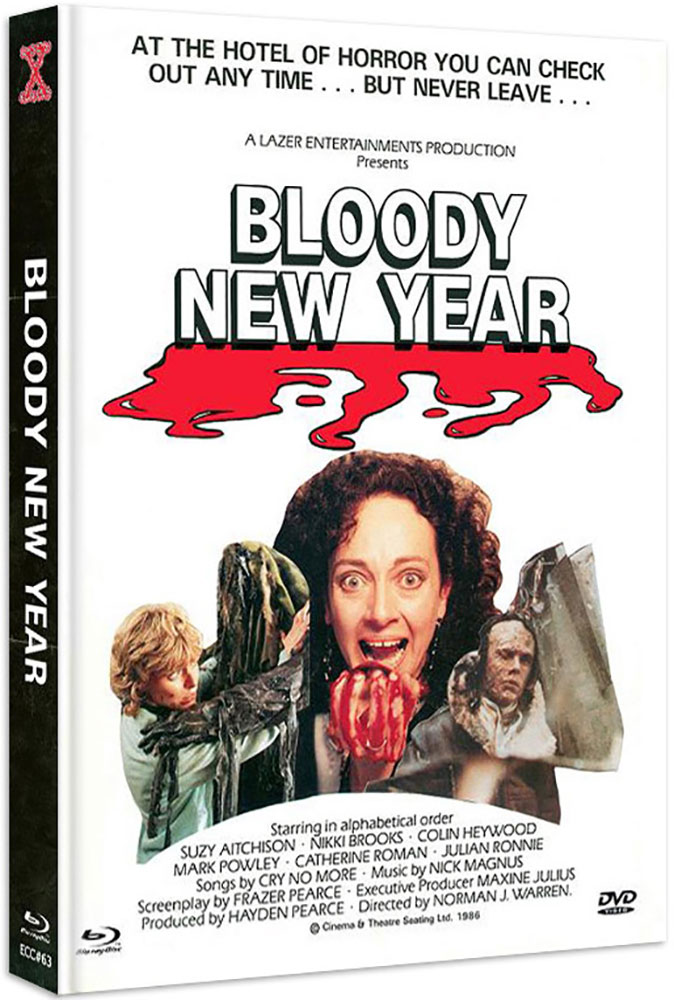 BLOODY NEW YEAR (Blu-Ray+DVD) - Cover B - Mediabook - Limited 222 Edition